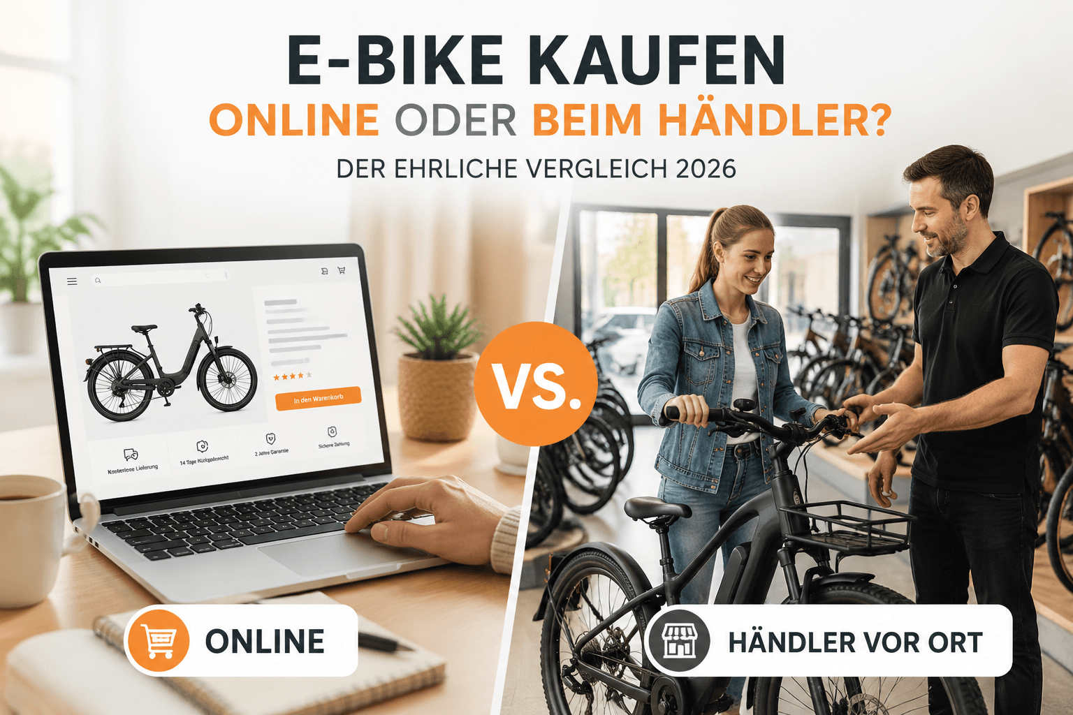 E-Bike Online vs. Händler vor Ort: Was passt besser zu Ihnen?