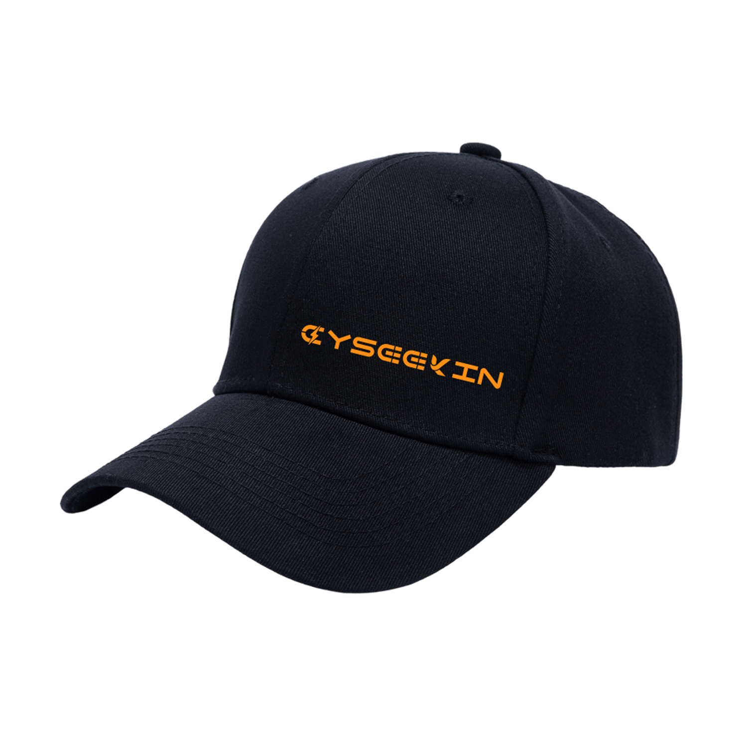 Cyseekin Cap Schwarz – Unisex Baseball Cap mit gesticktem Logo