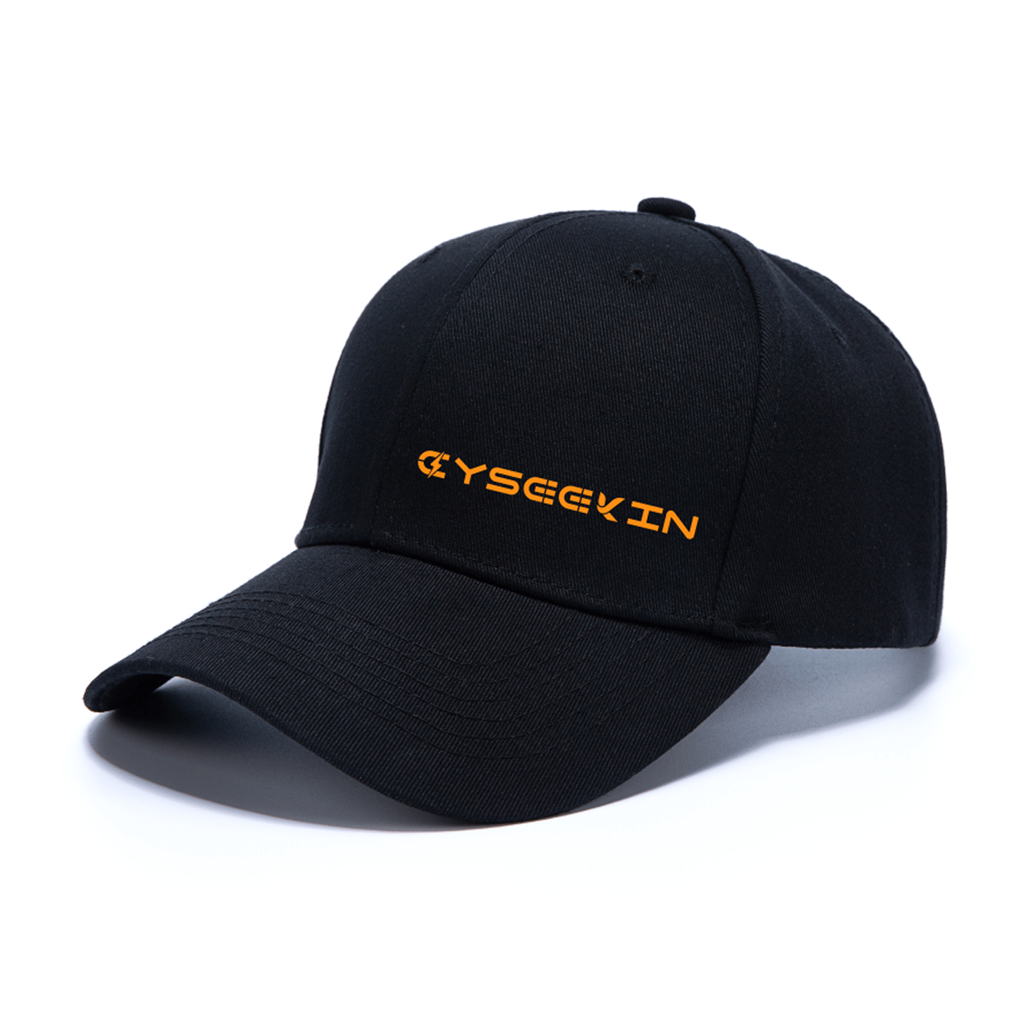 Cyseekin Cap Schwarz – Unisex Baseball Cap mit gesticktem Logo