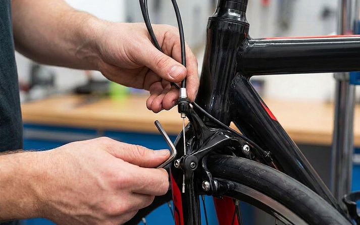 Bremszug lösen und wieder einhängen bei Cyseekin C10 & S10