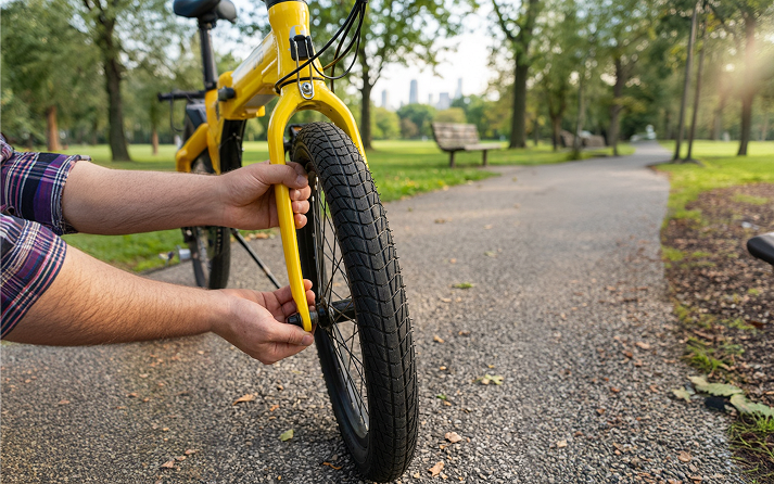 C10 Schnellspanner für das Vorderrad – schnelle Zentrierung