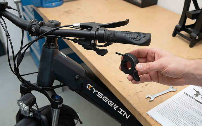 So montieren Sie den Daumengashebel bei Ihrem Cyseekin E-Bike