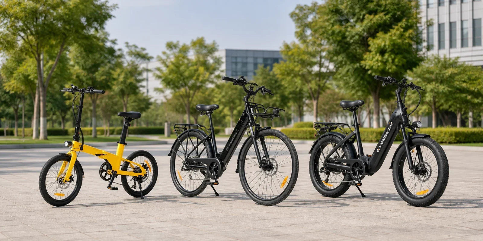 Cyseekin C10, S10 und C20 E-Bikes im direkten Modellvergleich