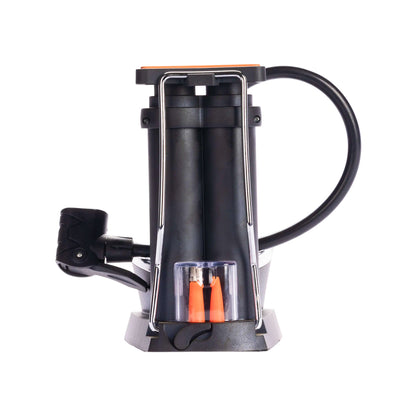 Fahrrad-Fußpumpe mit Manometer (AV/SV)