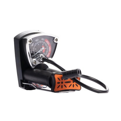 Fahrrad-Fußpumpe mit Manometer (AV/SV)