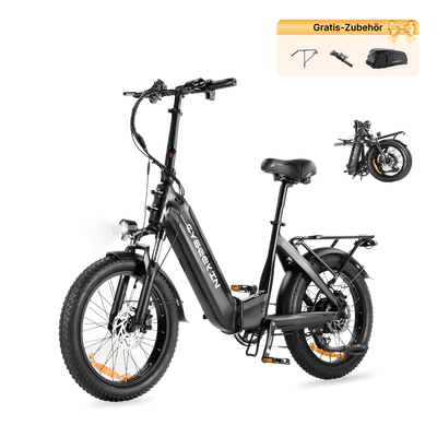 C20 Bicicleta eléctrica plegable con cuadro bajo
