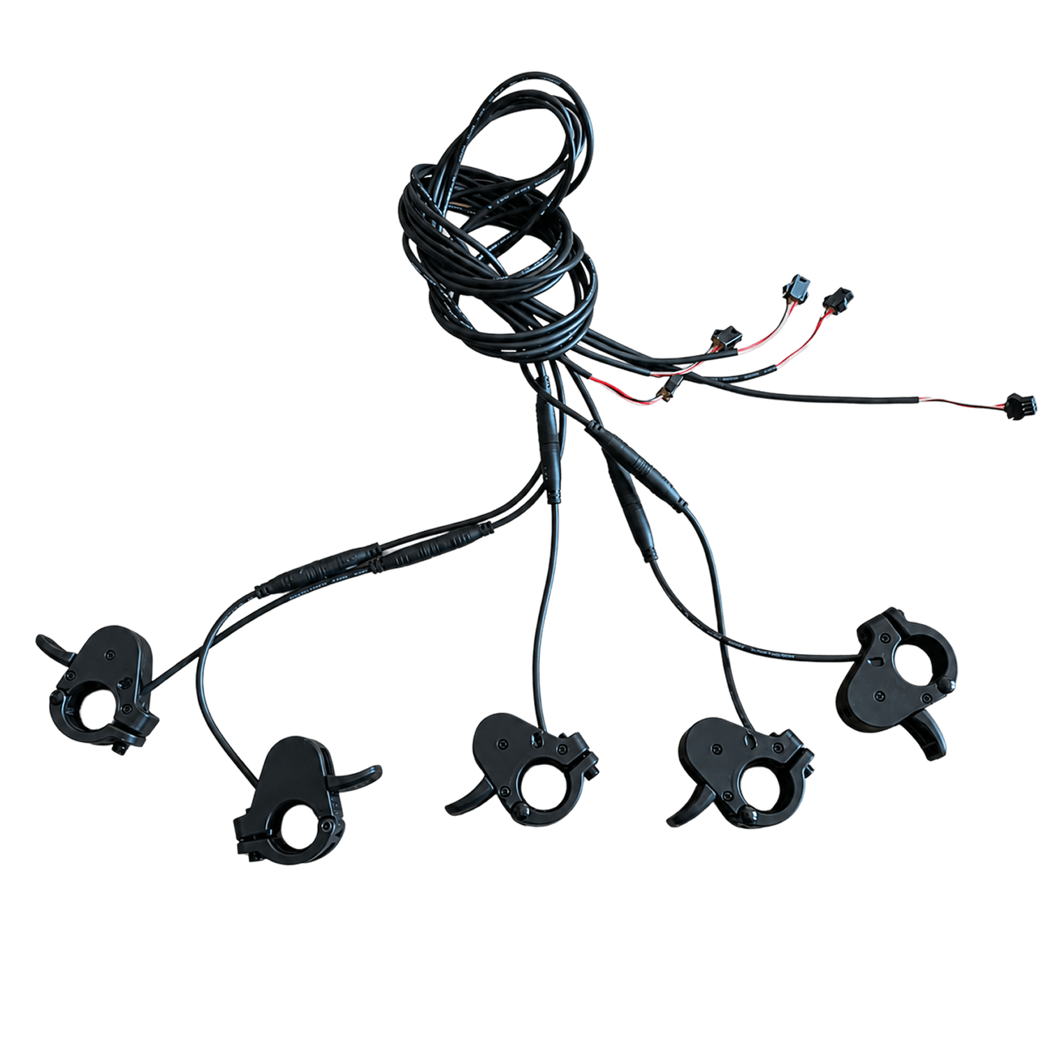 Schwarzes Daumengas mit Kabel für das Cyseekin C10 E-Bike