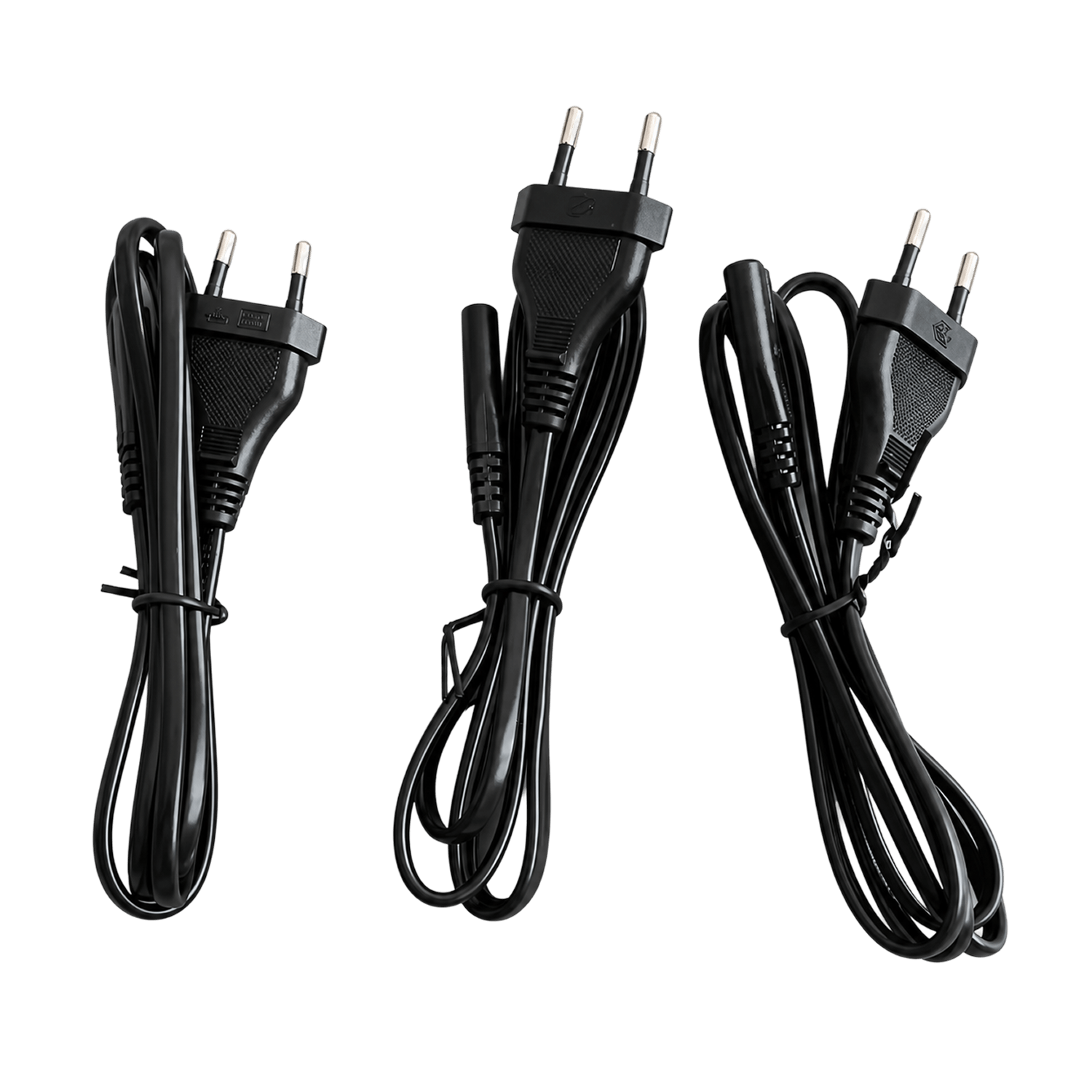 Schwarzes Netzkabel mit EU-Stecker für das Cyseekin C10 Ladegerät
