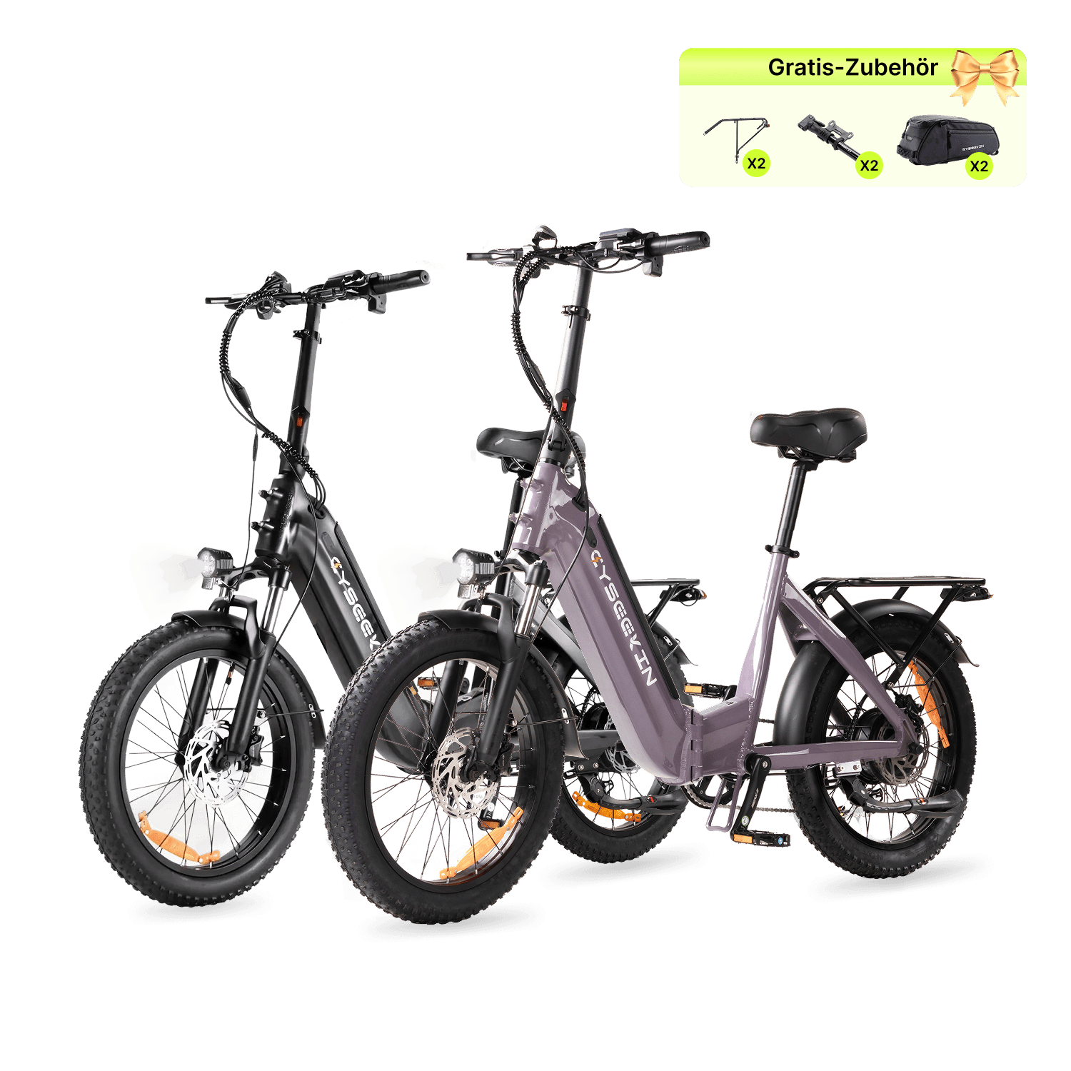 Cyseekin C20 Falt-E-Bike 2er-Set – Komfort & Reichweite für Zwei