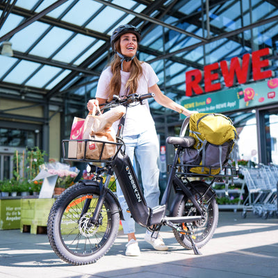 C20 Bicicleta eléctrica plegable con cuadro bajo