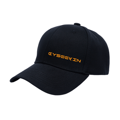 Cyseekin Cap Schwarz – Unisex Baseball Cap mit gesticktem Logo