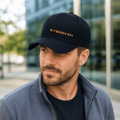 Cyseekin Cap Schwarz – Unisex Baseball Cap mit gesticktem Logo