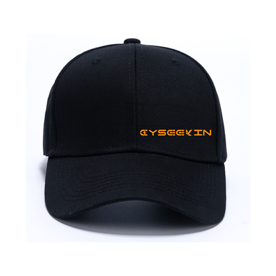 Cyseekin Cap Schwarz – Unisex Baseball Cap mit gesticktem Logo