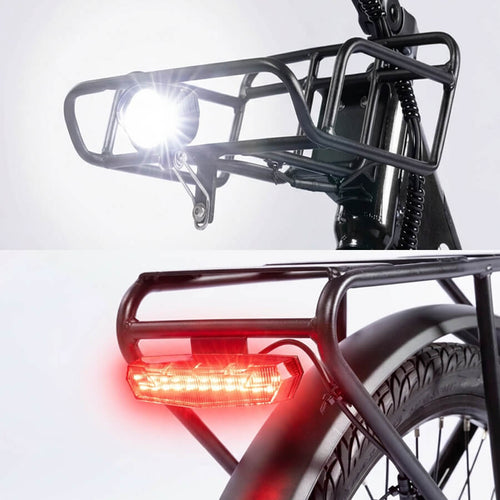 LED-Licht vorne und hinten am Cyseekin S10