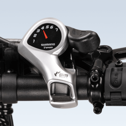 Shimano 7-Gang-Schaltung des Cyseekin C20