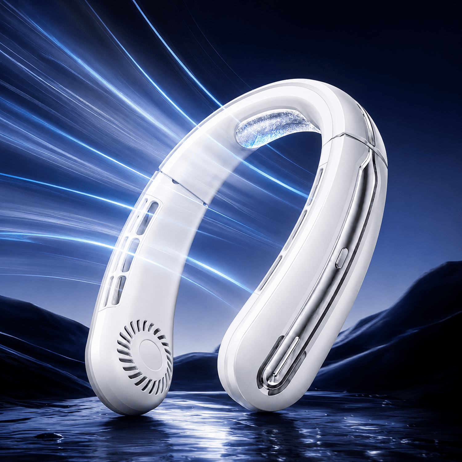 Cyseekin Nackenventilator USB – Tragbarer Sommer-Fan für E-Bike & Outdoor