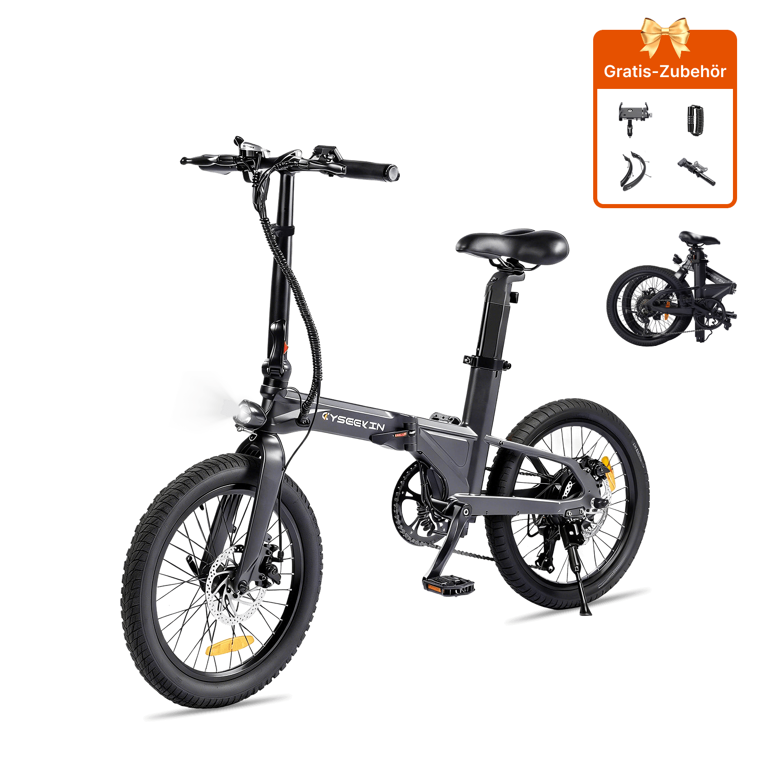 C10 20-Zoll Falt-E-Bike für Pendler – Cyseekin Bike