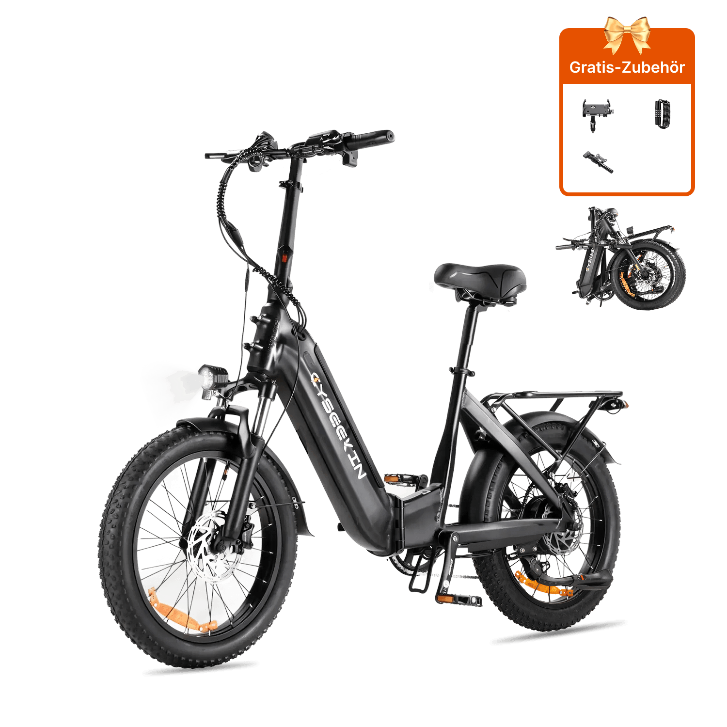 C20 Fat Tire Folding E-Bike with Step-Through Frame – Cyseekin Bike