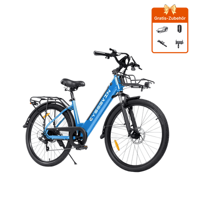 Cyseekin S10 City E-Bike 26 Zoll in Blau